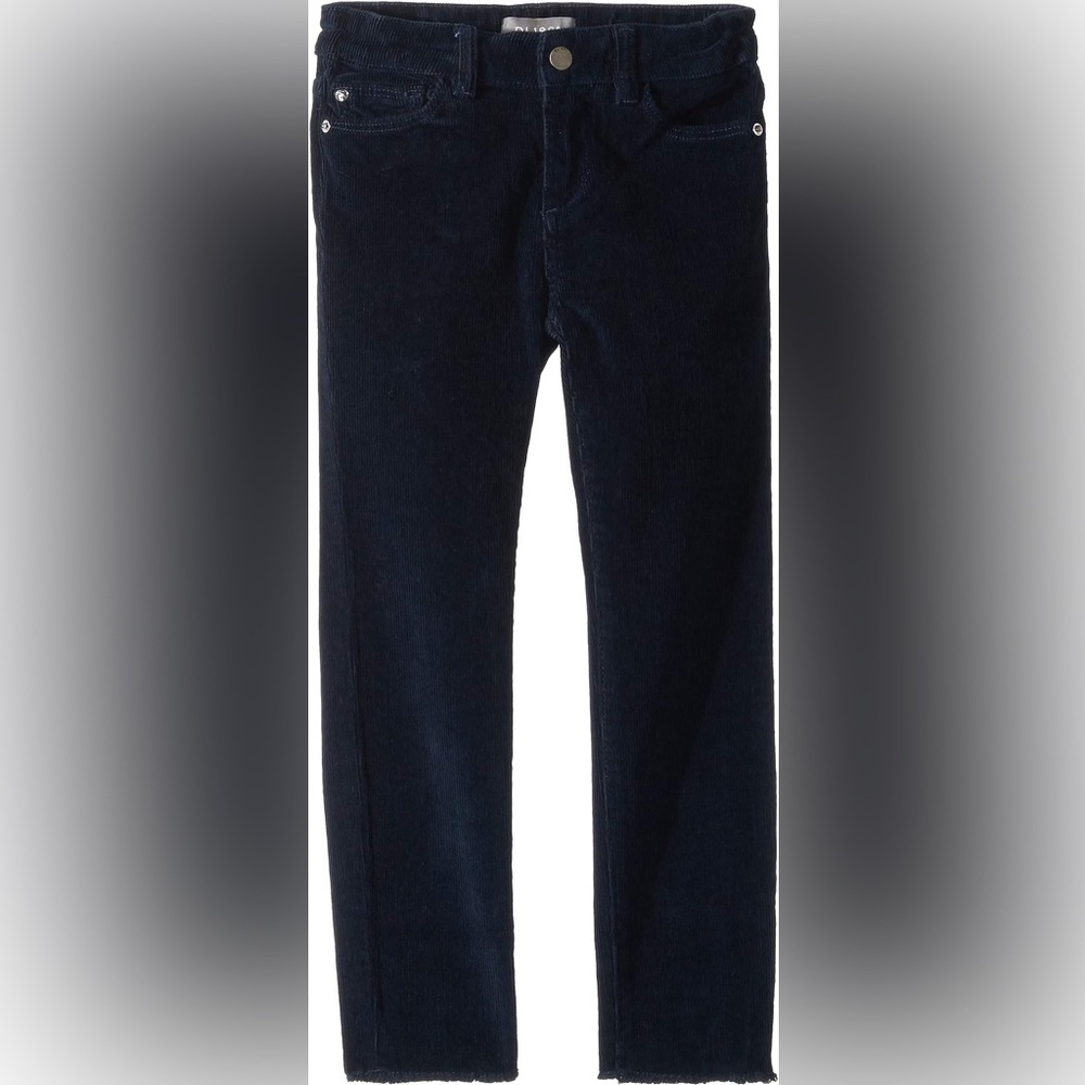 🆕 NWT DL1961 Chloe Skinny Dark Blue Corduroy Jean Toddler Pant Sz 2T